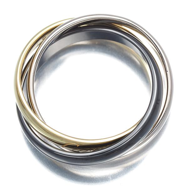 Cartier（カルティエ） トリニティ リング SM 49号 K18YG/WG 