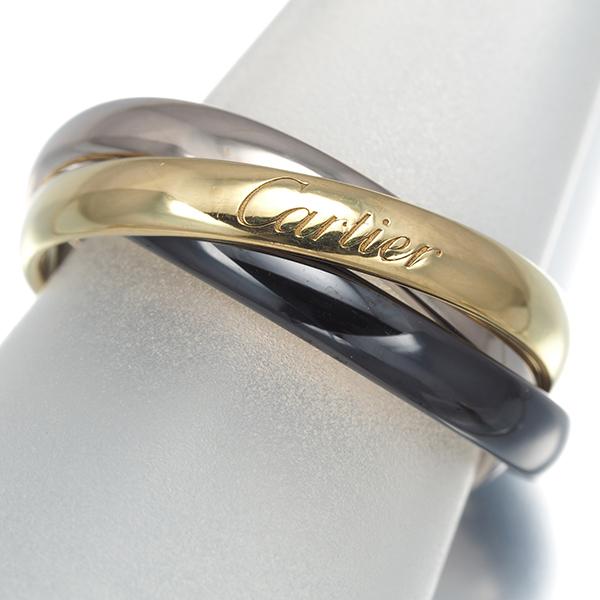 カルティエ　トリニティリングSM サイズ52 Cartier（カルティエ） トリニティ リング SM 52号 K18YG/WG