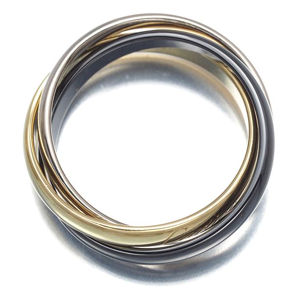 Cartier（カルティエ） トリニティ リング SM 52号 K18YG/WG