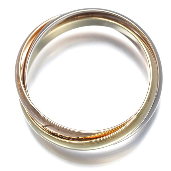 Cartier（カルティエ） トリニティ リング スリーカラー SM 51号 K18YG 