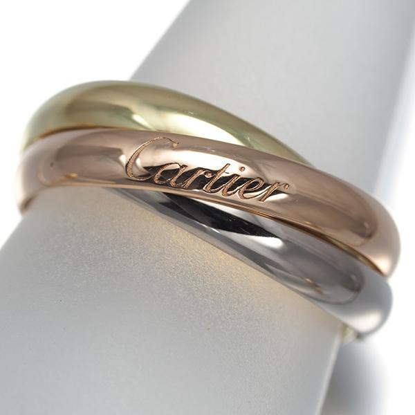 Cartier（カルティエ） トリニティ リング スリーカラー SM 49号 K18YG 