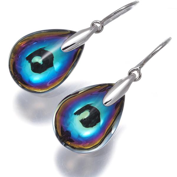 バカラ（Baccarat） ピアス クリスタルガラス フルールドゥプシ