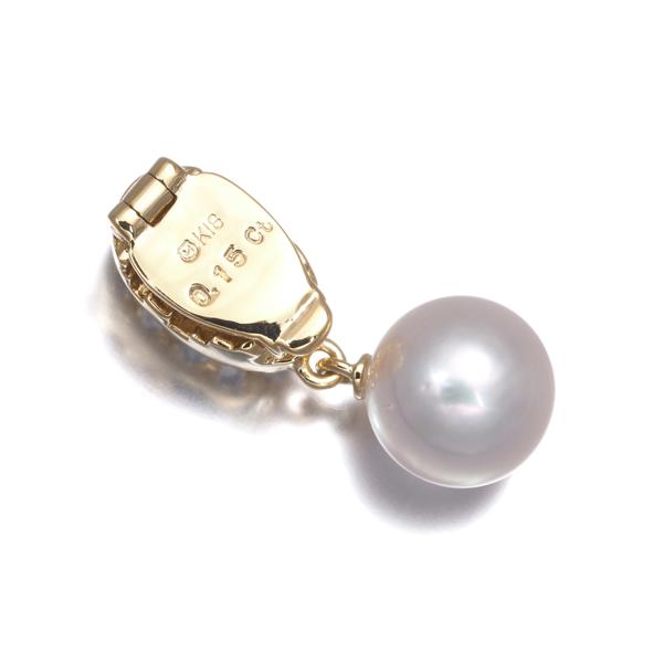 MIKIMOTO（ミキモト） ペンダントトップ パール 真珠 7.7mm ダイヤ