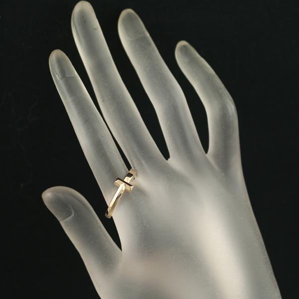 TIFFANY&Co.（ティファニー） リング Tワン ナロー 19号 K18PG 指輪