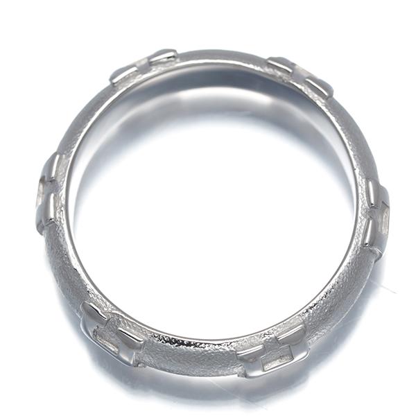 HERMES（エルメス） リング フィデリテ Hロゴ 52号 K18WG 指輪 BLJ