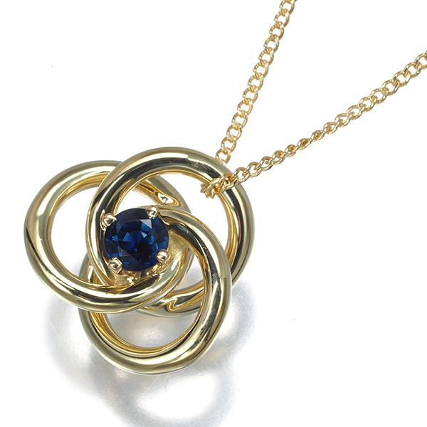 TIFFANY&Co.（ティファニー） ネックレス サファイア トリプルサークル 