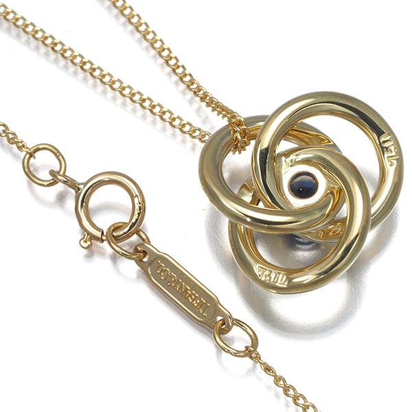 TIFFANY&Co.（ティファニー） ネックレス サファイア トリプルサークル 