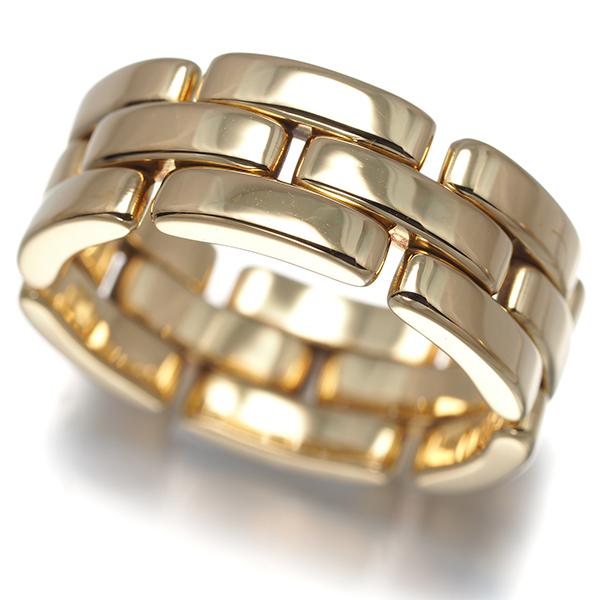 Cartier（カルティエ） リング マイヨンパンテール 3ロウ 53号 K18YG
