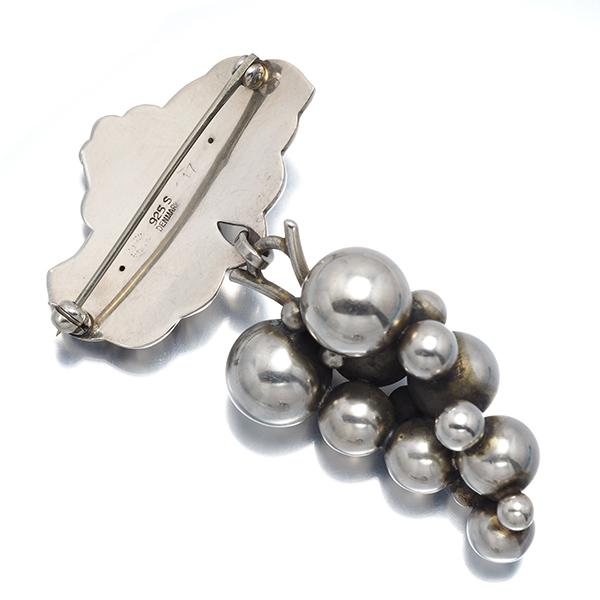 Georg Jensen（ジョージ ジェンセン） ブローチ ムーンライトグレープ