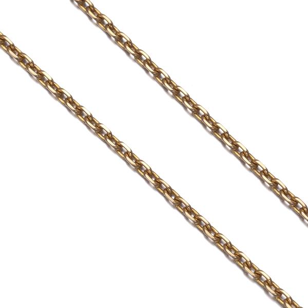Cartier（カルティエ） チェーンネックレス リンクスレーブ 42cm K18YG