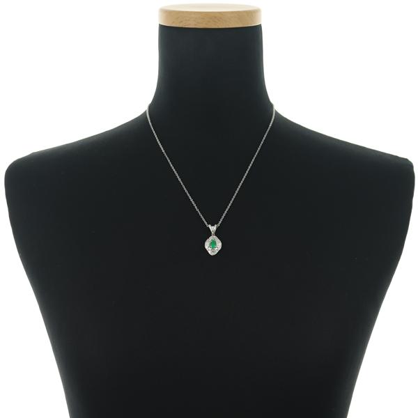 エメラルド 0.67ct ダイヤ ダイヤモンド 0.40ct/0.03ct ペンダントトップ Pt900 ソーティングGENJ |  | 04