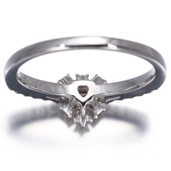 ピンク＆クリア ダイヤ ダイヤモンド 0.076ct VS1/0.25ct ハート