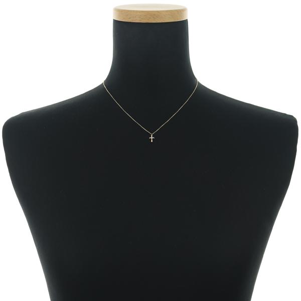 カナル4℃ ネックレス ダイヤ ダイヤモンド クロス K10YG BLJ/GENJ 大幅値下げ品 | 4℃ | 03