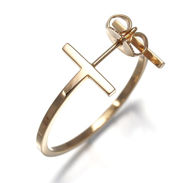 TIFFANY&Co.（ティファニー） ピアス Tワイヤー ミディアム フープ