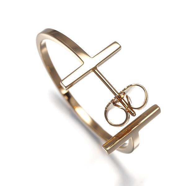 TIFFANY&Co.（ティファニー） ピアス Tワイヤー ミディアム フープ