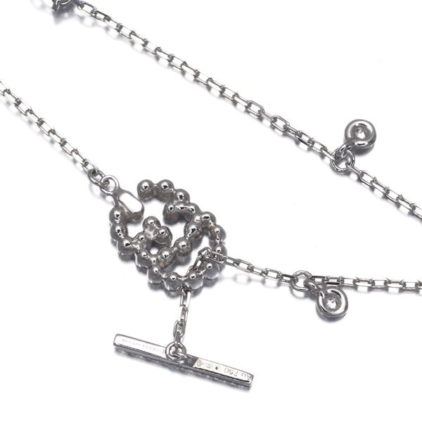 セール18金 グッチ ブレスレット ダイヤ GGランニング ステーション K18 GUCCI（グッチ） ブレスレット ダイヤ ダイヤモンド GGランニング