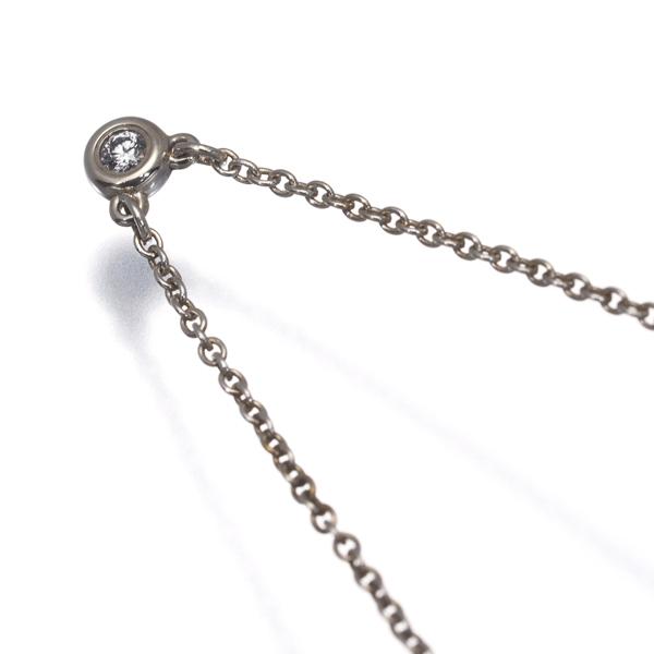 4/30まで空！ティファニー バイザヤード ネックレス 0.03 TIFFANY&Co.（ティファニー） ネックレス ダイヤ ダイヤモンド 0.03ct