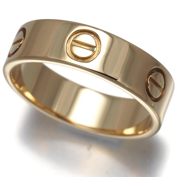 【Hiro・M】Cartier ラブリングクラシック サイズ55 YG Cartier（カルティエ） ラブ リング ウェディング クラシック 55号