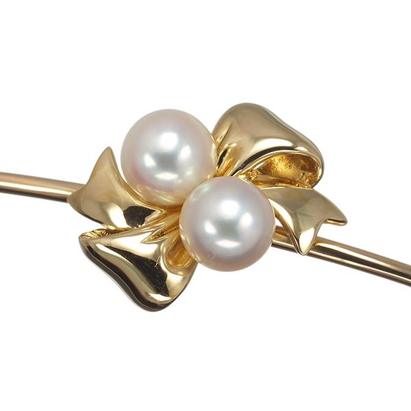 MIKIMOTO（ミキモト） ブレスレット パール 真珠 5.2mm リボン