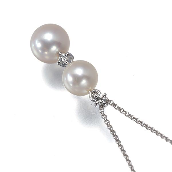アクセサリー TASAKI タサキ 1粒 ネックレス パール 本真珠 6.2mm シルバー