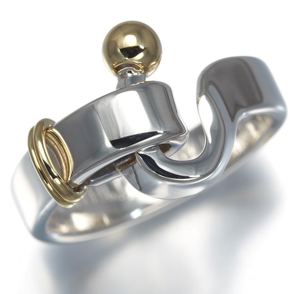 【美品】Tiffany & Co. フック&アイシルバー925 リング 11号 TIFFANY&Co.（ティファニー） リング フック&アイ 11号 シルバー 925