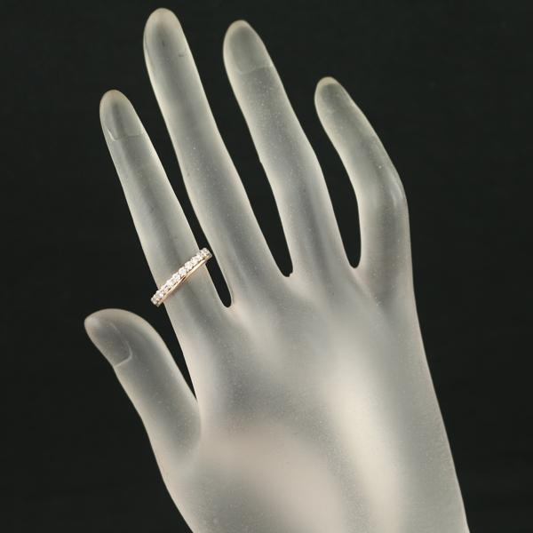 エステール リング ダイヤ ダイヤモンド 0.51ct ハーフエタニティ 8号