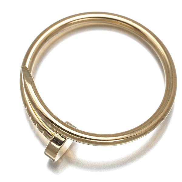 カルティエ　ジュストアンクル　リング59 Cartier（カルティエ） リング ジュストアンクル SM 59号 K18YG 指輪