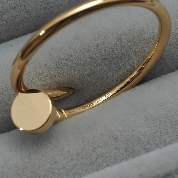 カルティエ　ジュストアンクル　リング59 Cartier（カルティエ） リング ジュストアンクル SM 59号 K18YG 指輪