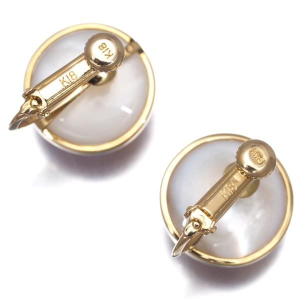 TASAKI（タサキ） イヤリング マベパール 真珠 14.0mm K18YG BLJ