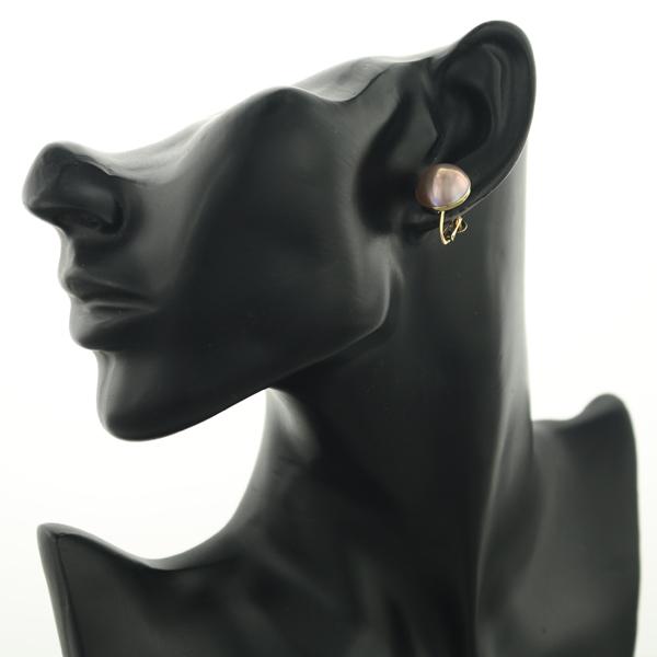 TASAKI（タサキ） イヤリング マベパール 真珠 14.0mm K18YG BLJ