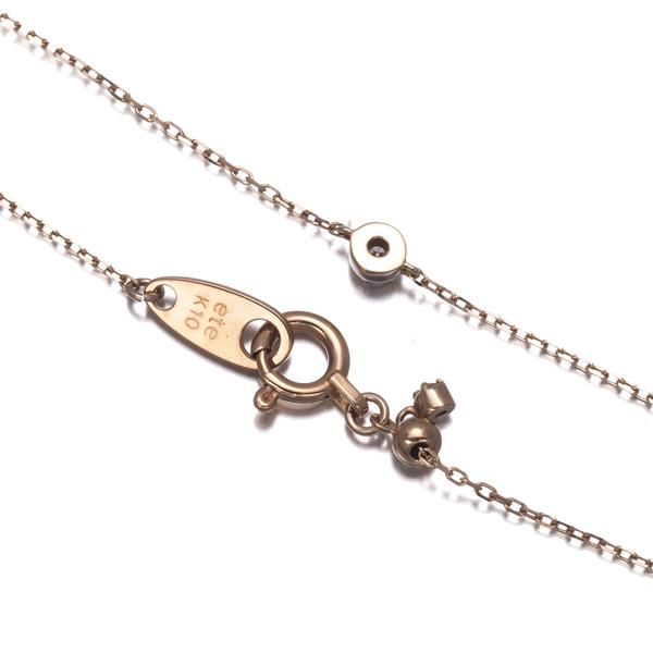ete（エテ） ブレスレット ダイヤ ダイヤモンド 一粒 K10PG BLJ/GENJ 