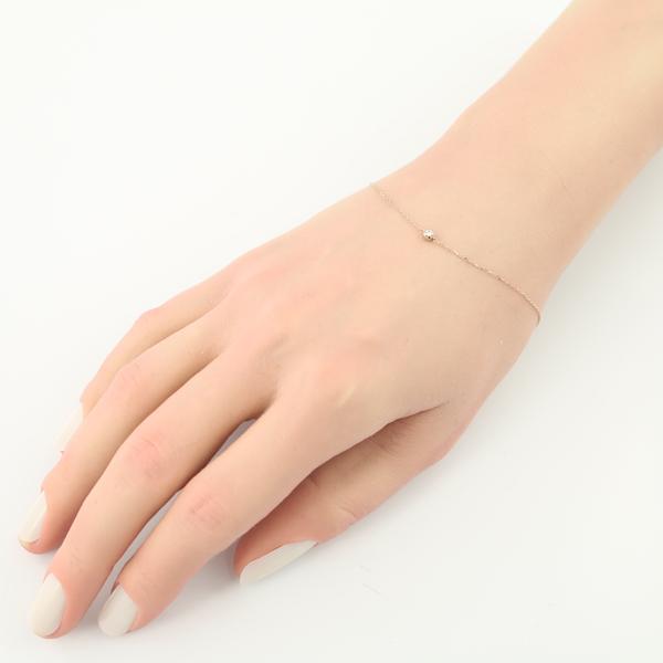 ete（エテ） ブレスレット ダイヤ ダイヤモンド 一粒 K10PG BLJ/GENJ 