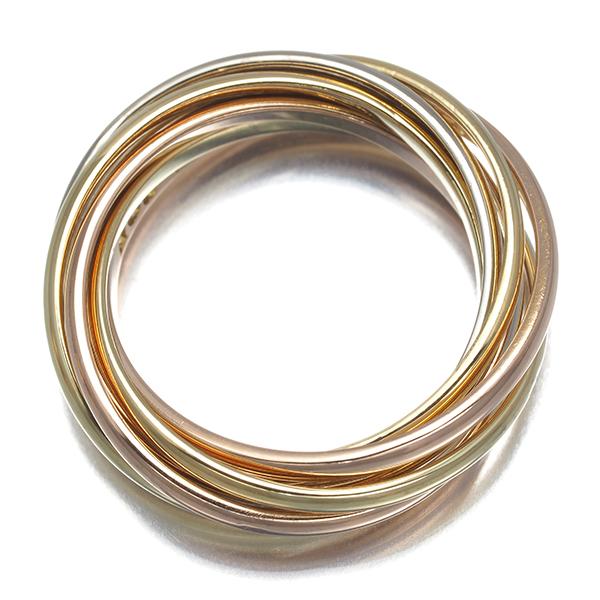 Cartier（カルティエ） トリニティ リング スリーカラー 7連 XS 49号