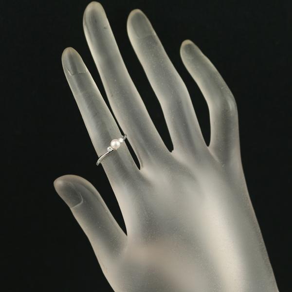 MIKIMOTO（ミキモト） リング ベビー パール 真珠 4.1mm ダイヤ