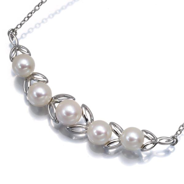 MIKIMOTO（ミキモト） ネックレス パール 真珠 5.5-6.0mm シルバー