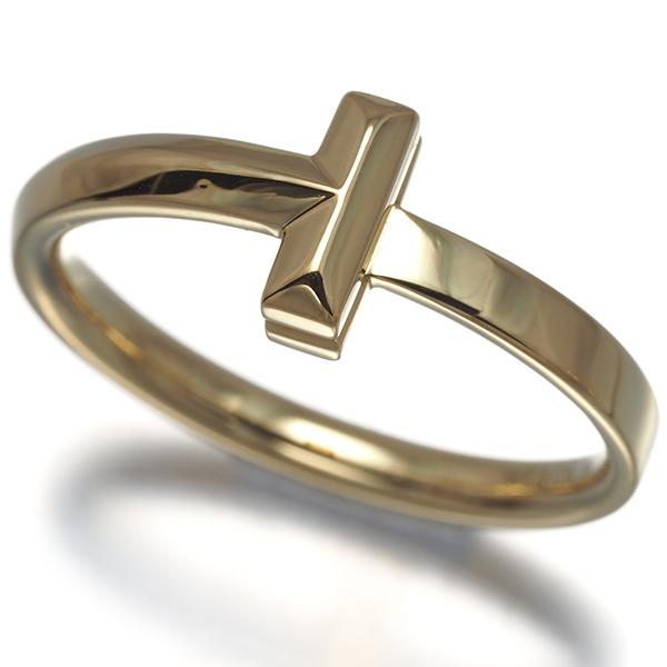 Tiffany & Co. Tワン　ナローリング　13号 TIFFANY&Co.（ティファニー） リング Tワン ナロー 13号 K18YG 指輪