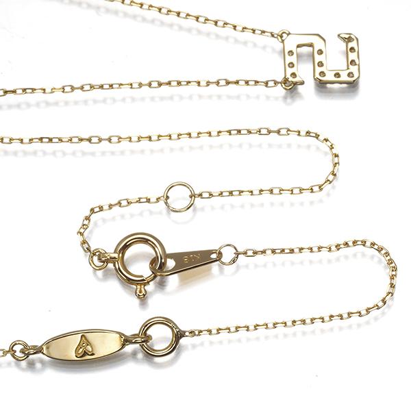 AHKAH（アーカー） ネックレス ダイヤ ダイヤモンド 0.06ct ナンバー