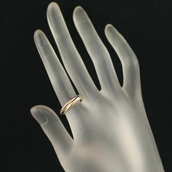 Cartier（カルティエ） トリニティ リング スリーカラー XS 54号 K18YG