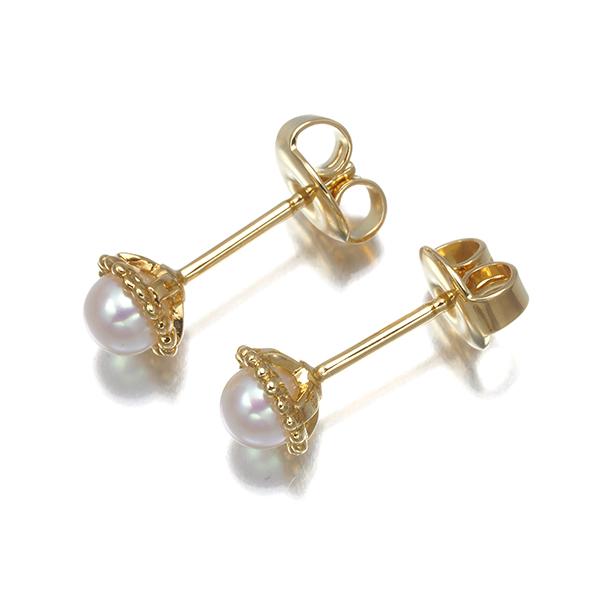 MIKIMOTO（ミキモト） ピアス パール 真珠 4.1mm K18YG BLJ