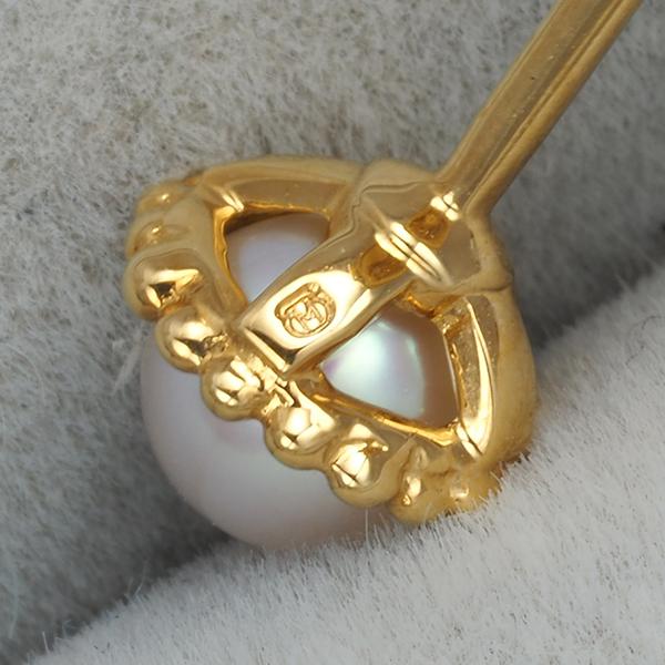 MIKIMOTO（ミキモト） ピアス パール 真珠 4.1mm K18YG BLJ