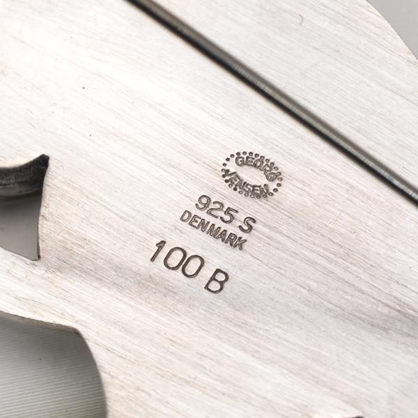 Georg Jensen（ジョージ ジェンセン） ブローチ ムーンストーン 100B