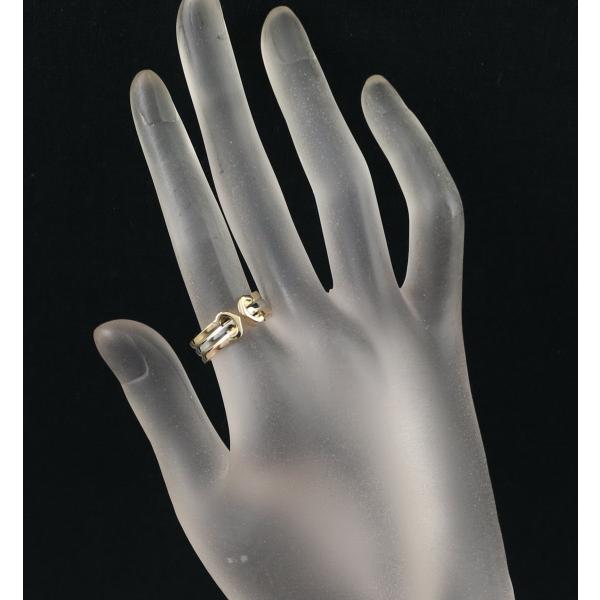 Cartier（カルティエ） リング 2C ドゥーブルC C2 スリーカラー SM 50