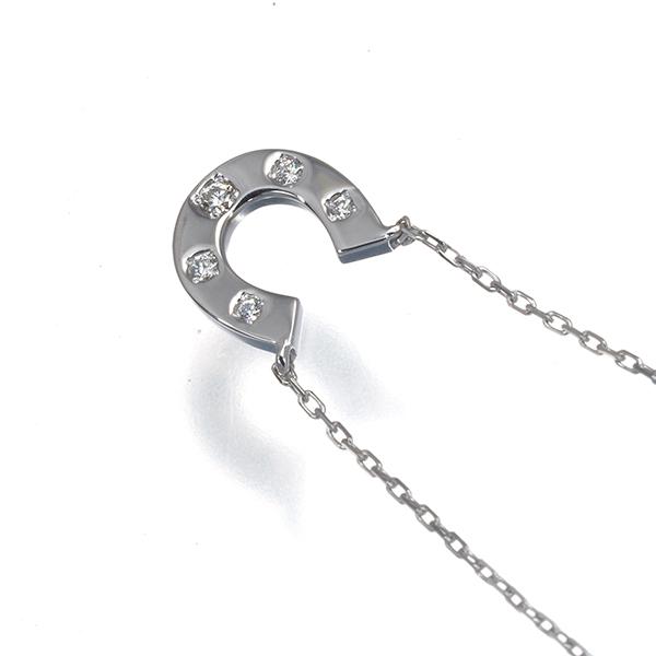 ete（エテ） ネックレス ダイヤ ダイヤモンド 0.04ct ホースシュー 