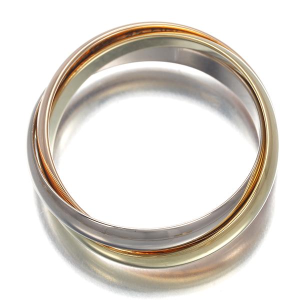 Cartier（カルティエ） トリニティ リング スリーカラー SM 47号 K18YG