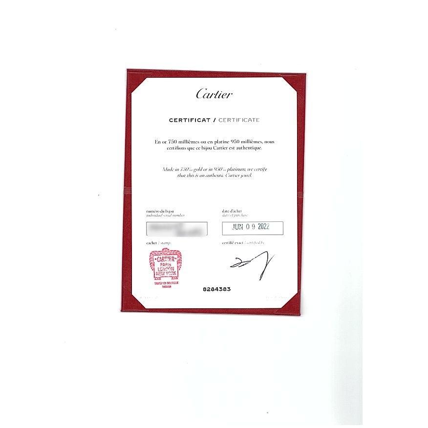 Cartier カルティエ トリニティ 現行モデル SM リング 47 保証書 Cartier（カルティエ） トリニティ リング スリーカラー SM 47号 K18YG