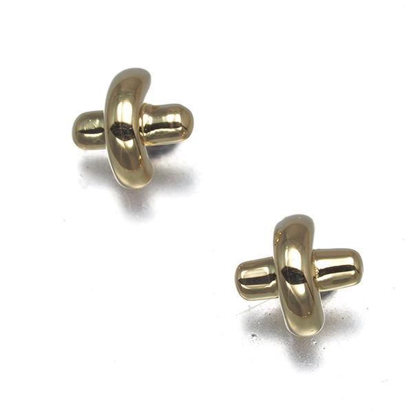 TIFFANY&Co.（ティファニー） ピアス クロスステッチ K18YG BLJ