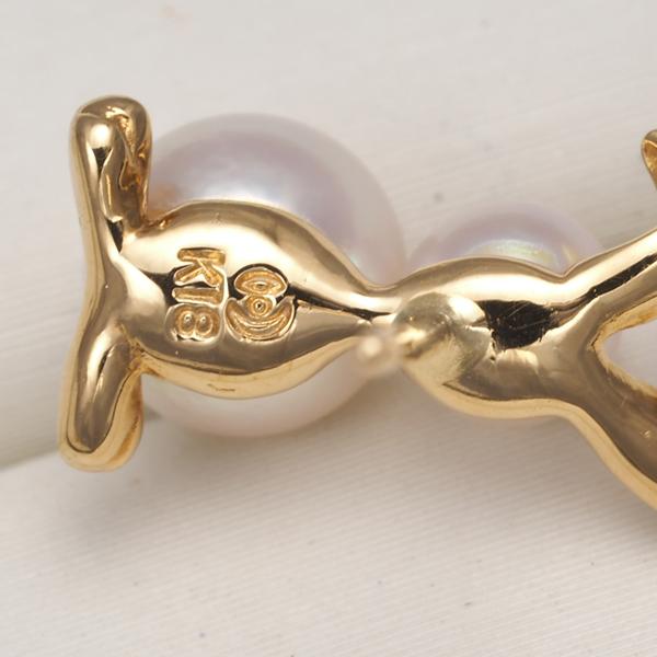 TASAKI（タサキ） ピアス ベビー パール 真珠 4.0mm/5.8mm 兎 ウサギ