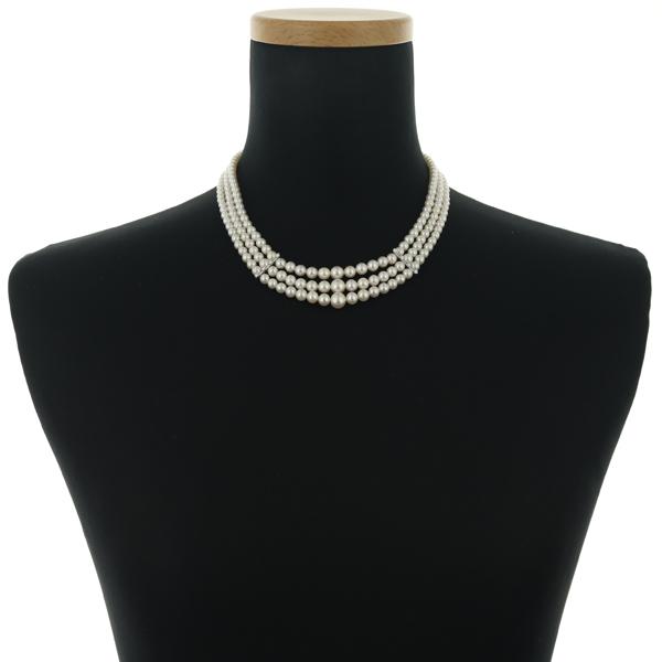 MIKIMOTO（ミキモト） ネックレス パール 真珠 3.5-7.8mm ダイヤ 