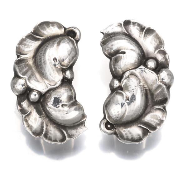 ジョージジェンセン イヤリング 50A リーフ シルバー 925 BLJ | Georg Jensen | 05