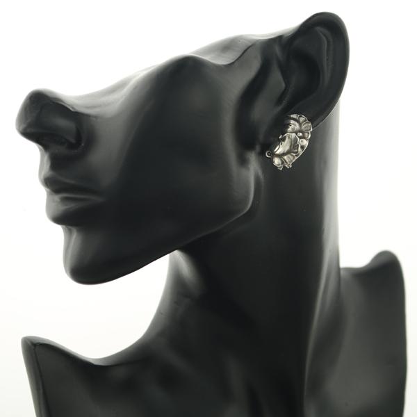 ジョージジェンセン イヤリング 50A リーフ シルバー 925 BLJ | Georg Jensen | 04